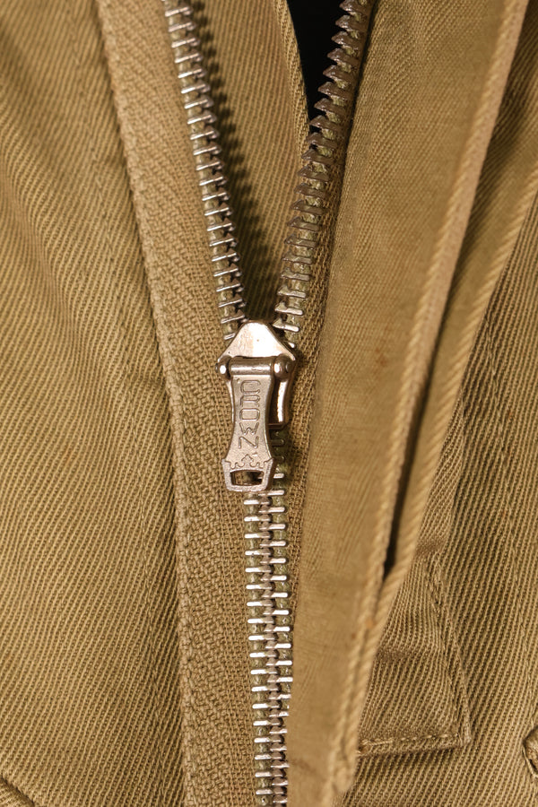 Early 1940s, estimated size 42, U.S. Army, M-1942, Airborne, Jump Jacket, Used