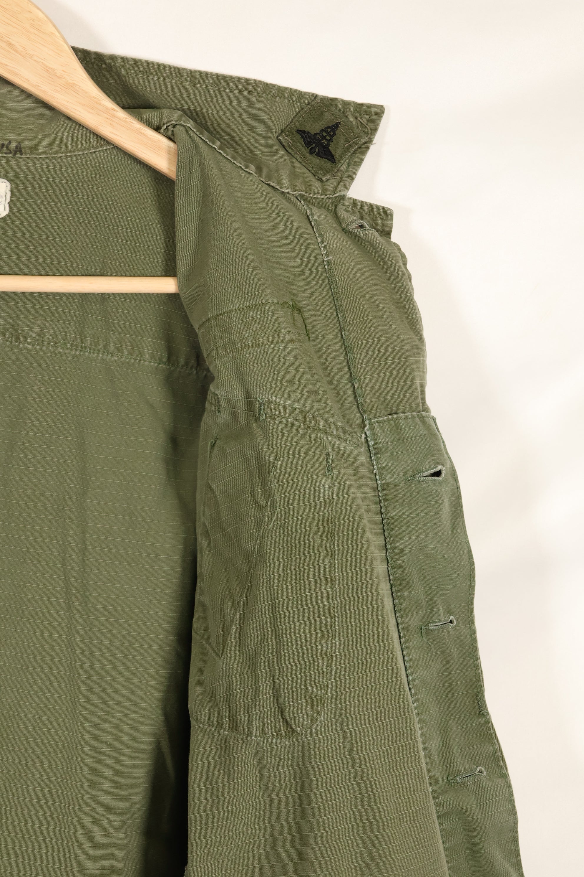 1970 Contract SMALL-REGULAR 4th Model Jungle Fatigue Jacket Used Film Company Release