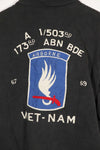 Real Vietnam War Tour Jacket 173rd Airborne Brigade 1967-1969 Rare