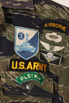 1960's Silver Tiger A-S Tiger Stripe Shirt with ARVN Patch Used