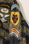 1960's Silver Tiger A-S Tiger Stripe Shirt with ARVN Patch Used