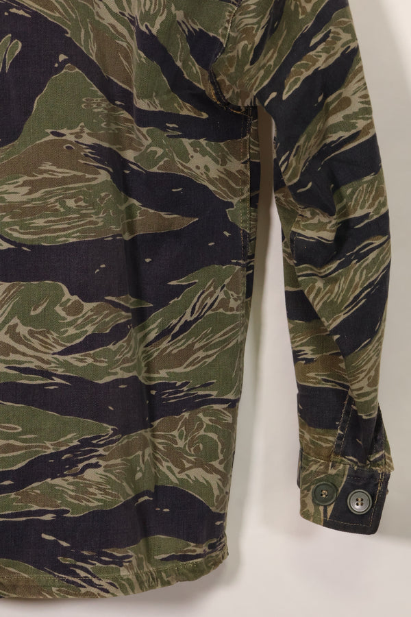 1960's Silver Tiger A-S Tiger Stripe Shirt with ARVN Patch Used