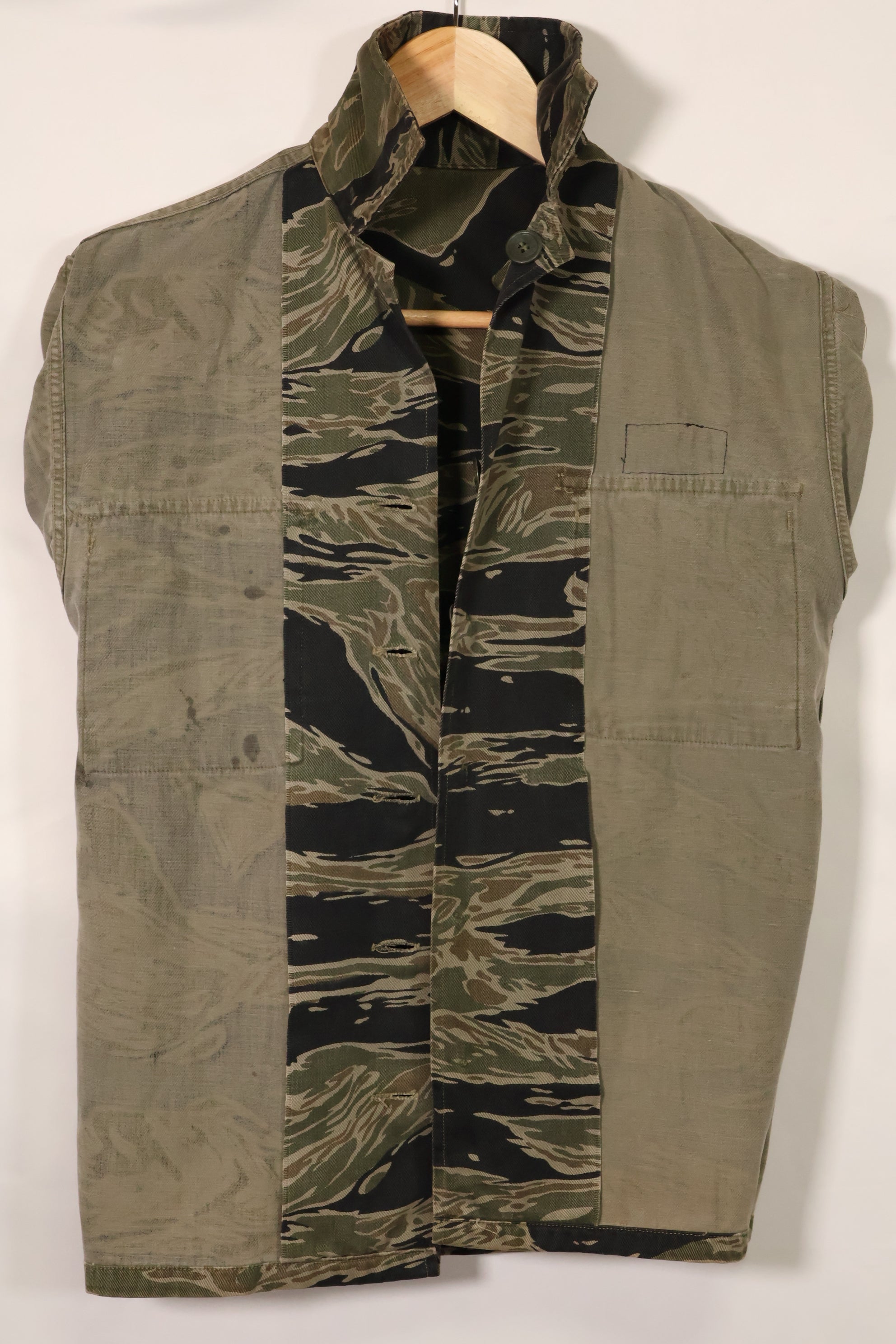 1960's Silver Tiger A-S Tiger Stripe Shirt with Patch, Interpreter Used