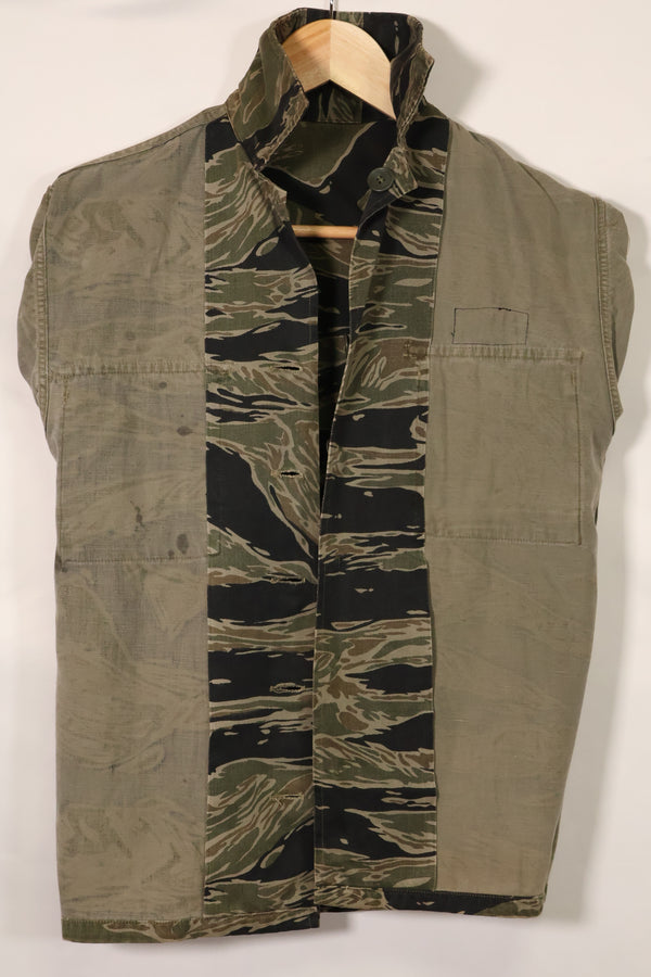 1960's Silver Tiger A-S Tiger Stripe Shirt with Patch, Interpreter Used