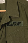 1969 Contract 4th Model Jungle Fatigue Jacket X-S-R Used with Patches