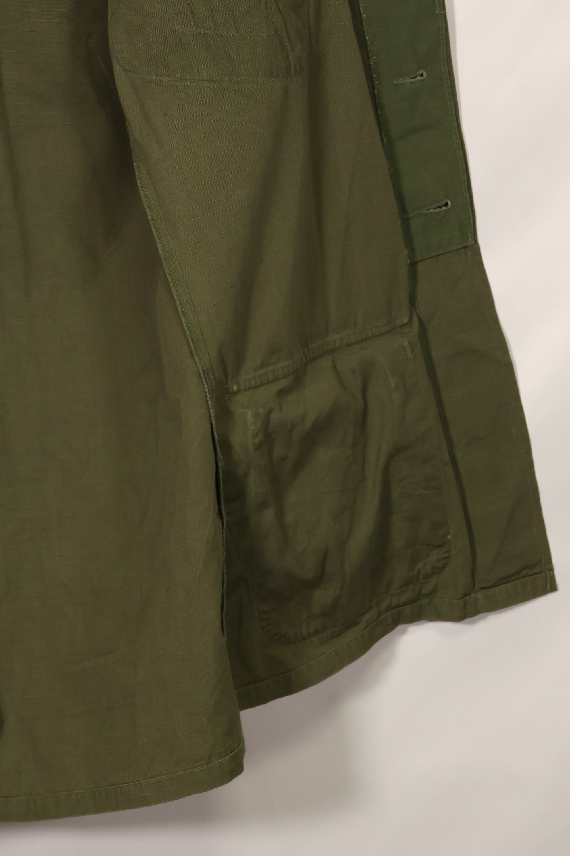 1969 Contract 4th Model Jungle Fatigue Jacket X-S-R Used with Patches