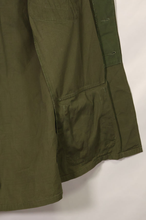 1969 Contract 4th Model Jungle Fatigue Jacket X-S-R Used with Patches