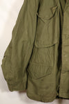 1974 Contract M-S M65 Field Jacket, 3rd Model, Used, Faded, With Patches