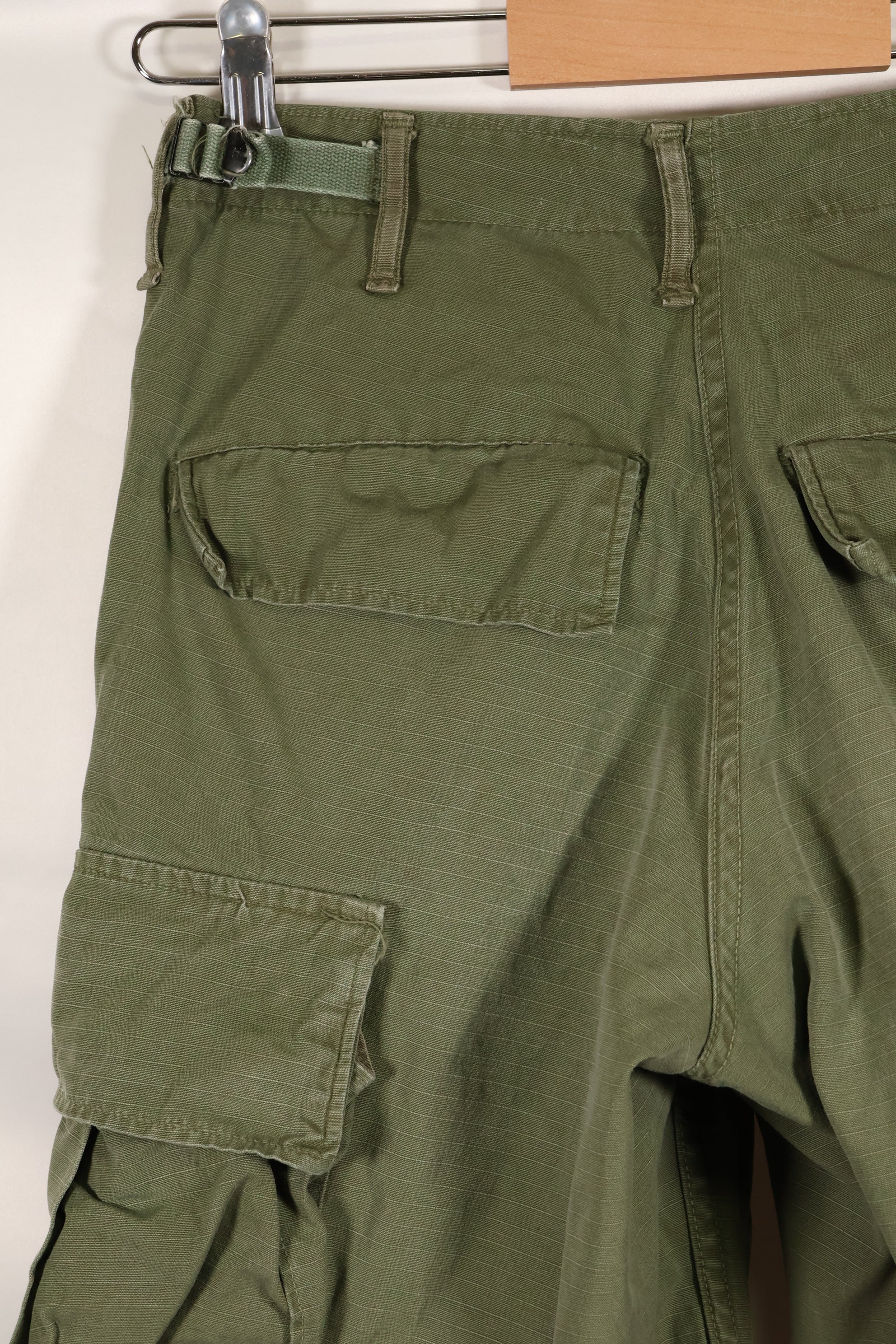 Circa 1969 XS-S size 4th Model Jungle Fatigue pants, used, released by film company