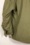 1974 Contract M-S M65 Field Jacket, 3rd Model, Used, Faded, With Patches