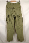 Circa 1967 XS-R size 4th Model Jungle Fatigue pants, used, released by a movie company.