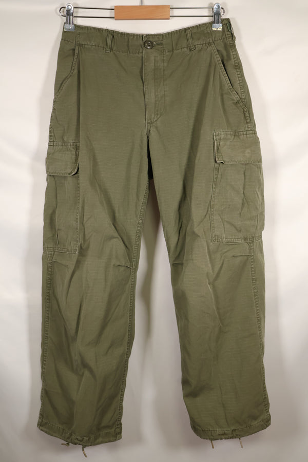 Circa 1969 Estimated size S-S 4th Model Jungle Fatigue pants, used, released by a movie company.
