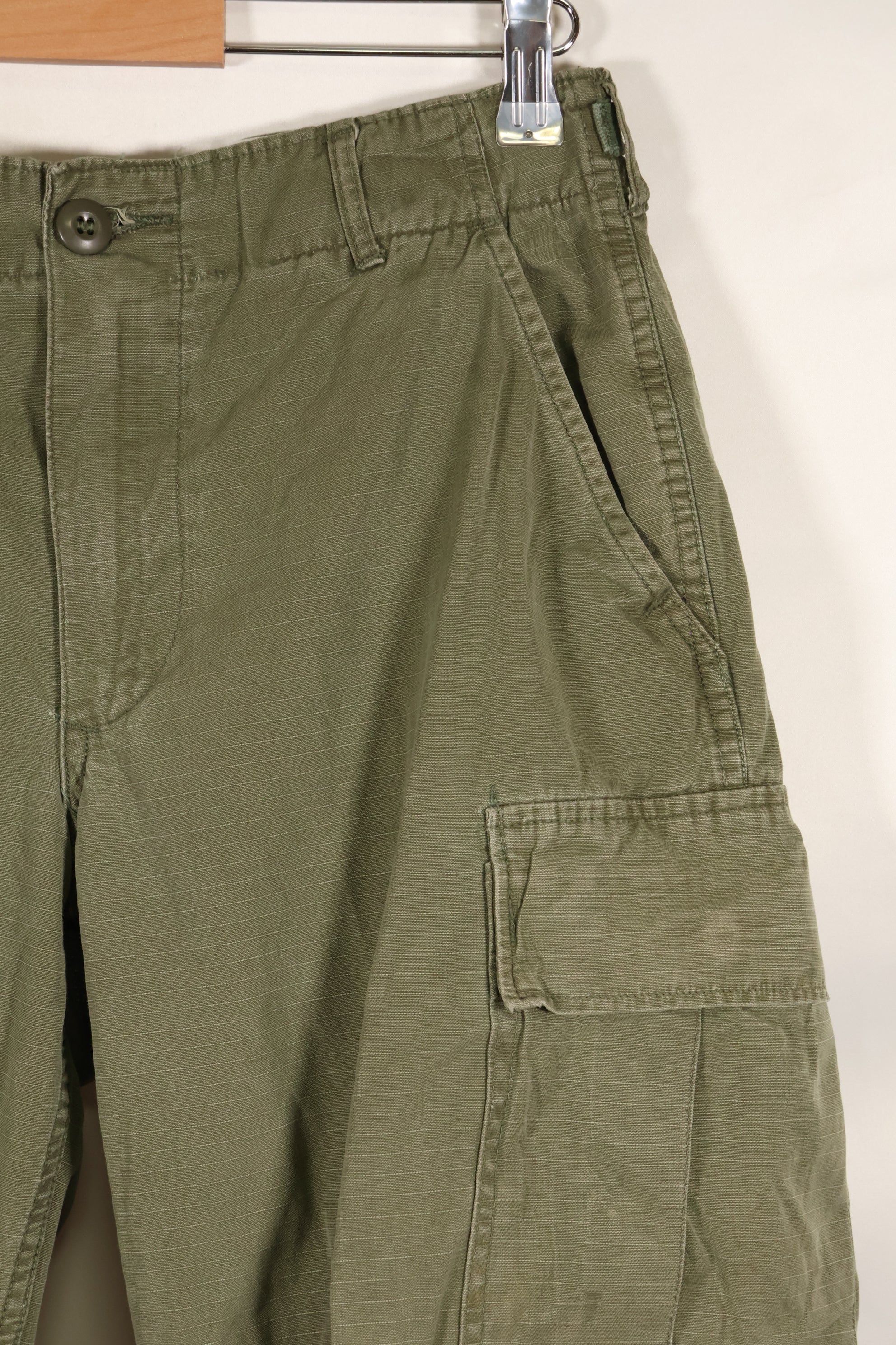 Circa 1969 Estimated size S-S 4th Model Jungle Fatigue pants, used, released by a movie company.