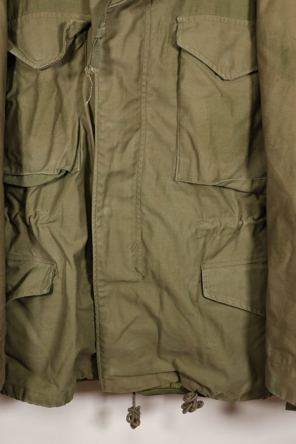 1980s Lot: M-S Set: M65 Field Jacket (3rd Model) with Liner, Used