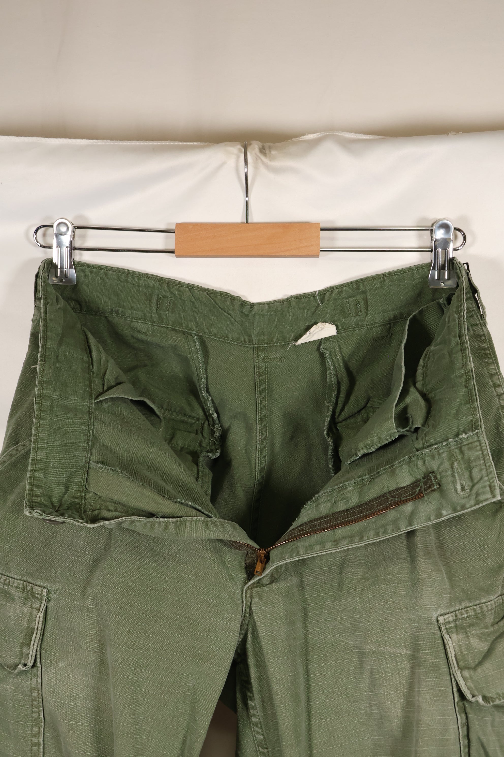 Circa 1969 S-R Size 4th Model Jungle Fatigue Pants, Used, Released by Film Company