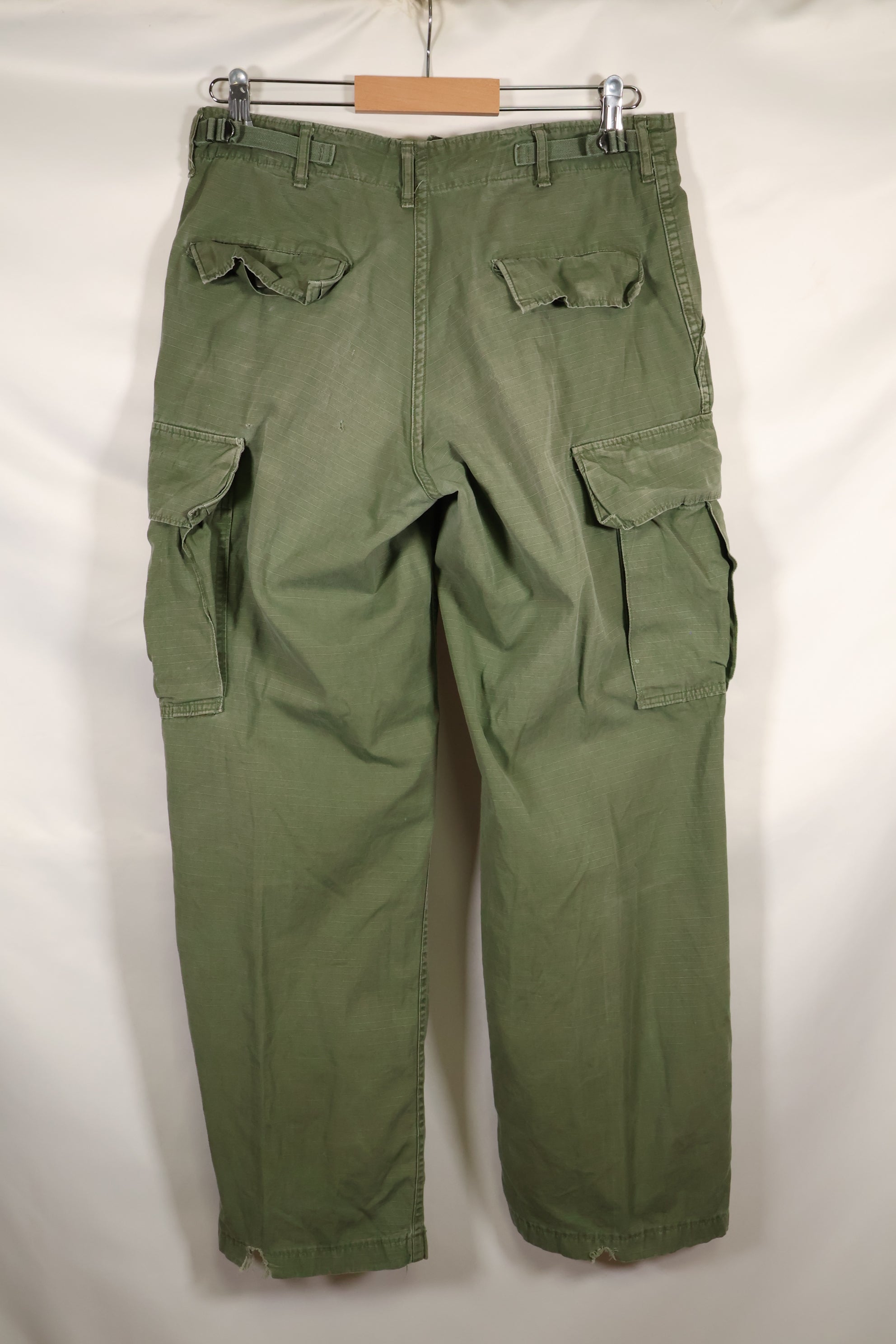 Circa 1969 S-R Size 4th Model Jungle Fatigue Pants, Used, Released by Film Company