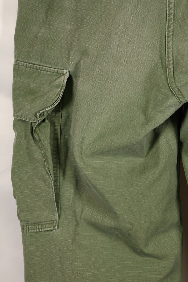 Circa 1969 S-R Size 4th Model Jungle Fatigue Pants, Used, Released by Film Company