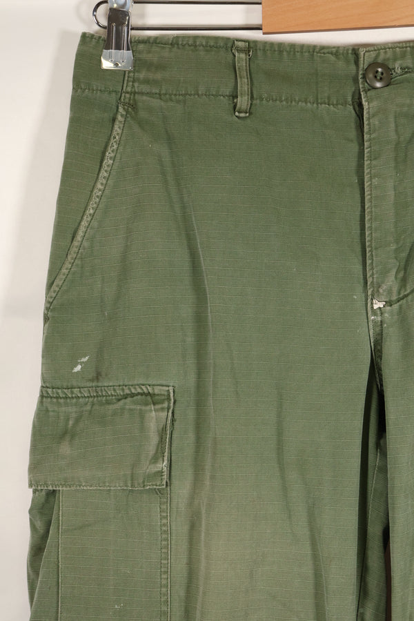 Circa 1968 S-R Size 4th Model Jungle Fatigue Pants, Used, Released by Film Company
