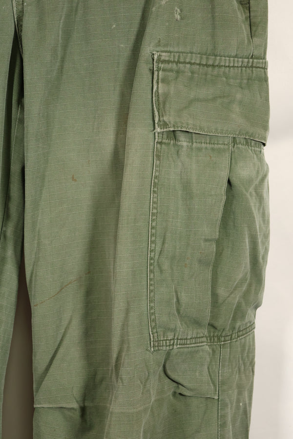 Circa 1968 S-R Size 4th Model Jungle Fatigue Pants, Used, Released by Film Company