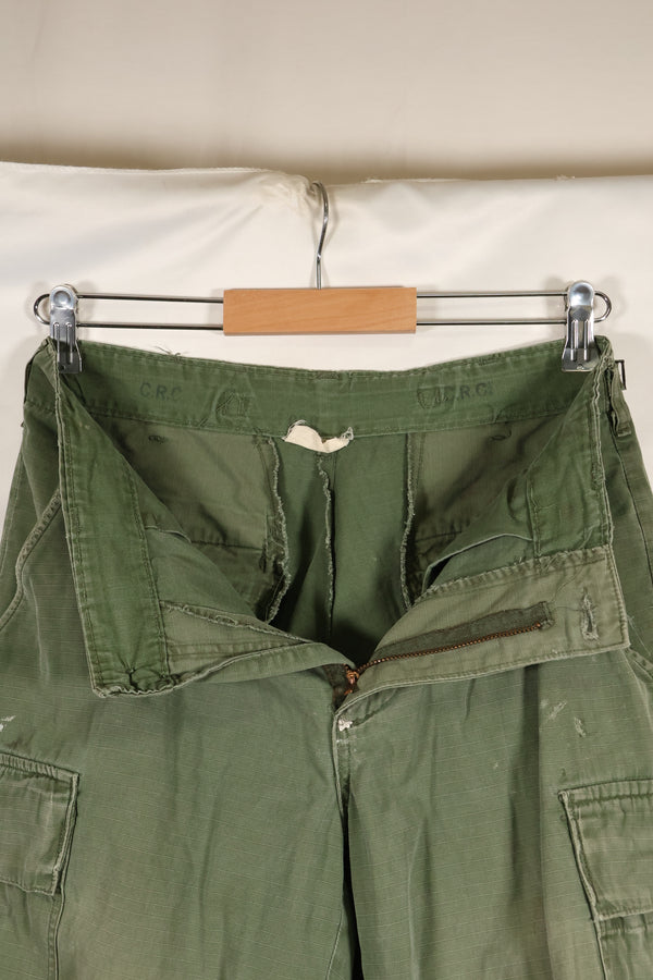 Circa 1968 S-R Size 4th Model Jungle Fatigue Pants, Used, Released by Film Company