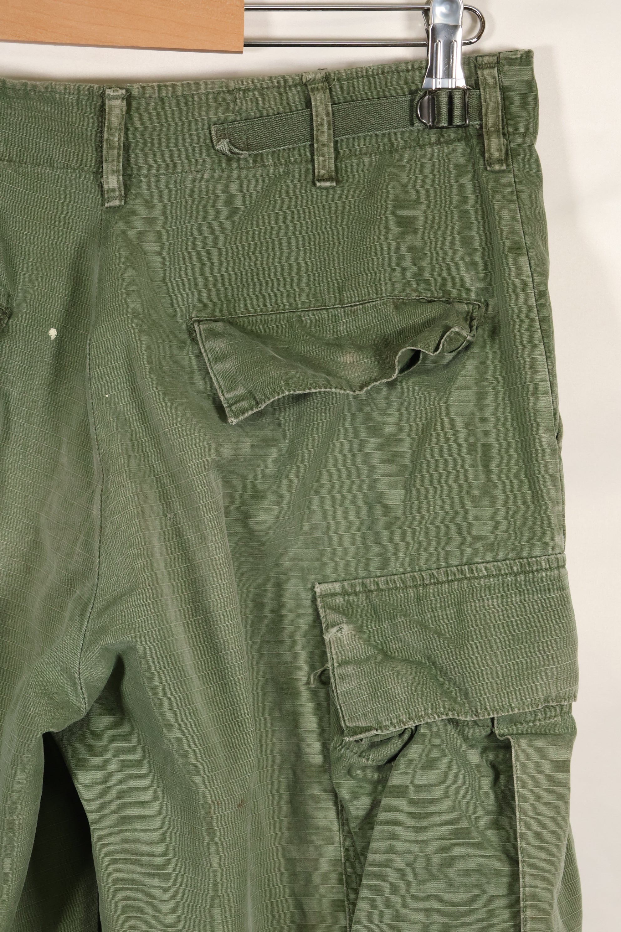 Circa 1968 S-R Size 4th Model Jungle Fatigue Pants, Used, Released by Film Company