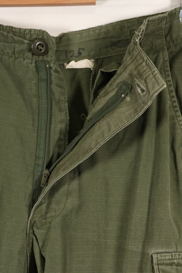 Circa 1969 S-R Size 4th Model Jungle Fatigue Pants, Used, Released by Film Company
