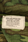 1969 Contract, S-R, Virtually Unused, ERDL Green Leaf Camo Fatigue Pants, Zipper Damaged