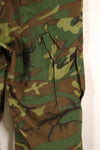 1969 Contract, S-R, Virtually Unused, ERDL Green Leaf Camo Fatigue Pants, Zipper Damaged