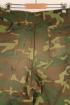 Late 1960s; Estimated size 36–38; ERDL Green Leaf Camo; OG-107 pant cut; utility pants; used