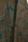 1962 East German Army NVA M58 Flächentarn sniper smock in Bluementarn camo, almost unused.