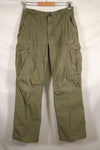 Circa 1969 S-R Size 4th Model Jungle Fatigue Pants, used, film company release, C