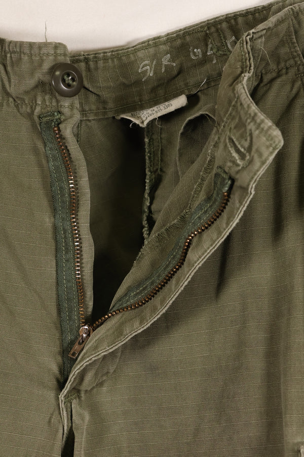 Circa 1969 S-R Size 4th Model Jungle Fatigue Pants, used, film company release, C