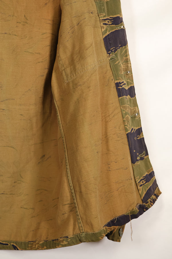 Real A-M Tiger Stripe Shirt Gold Tiger Derivative Pattern in good condition