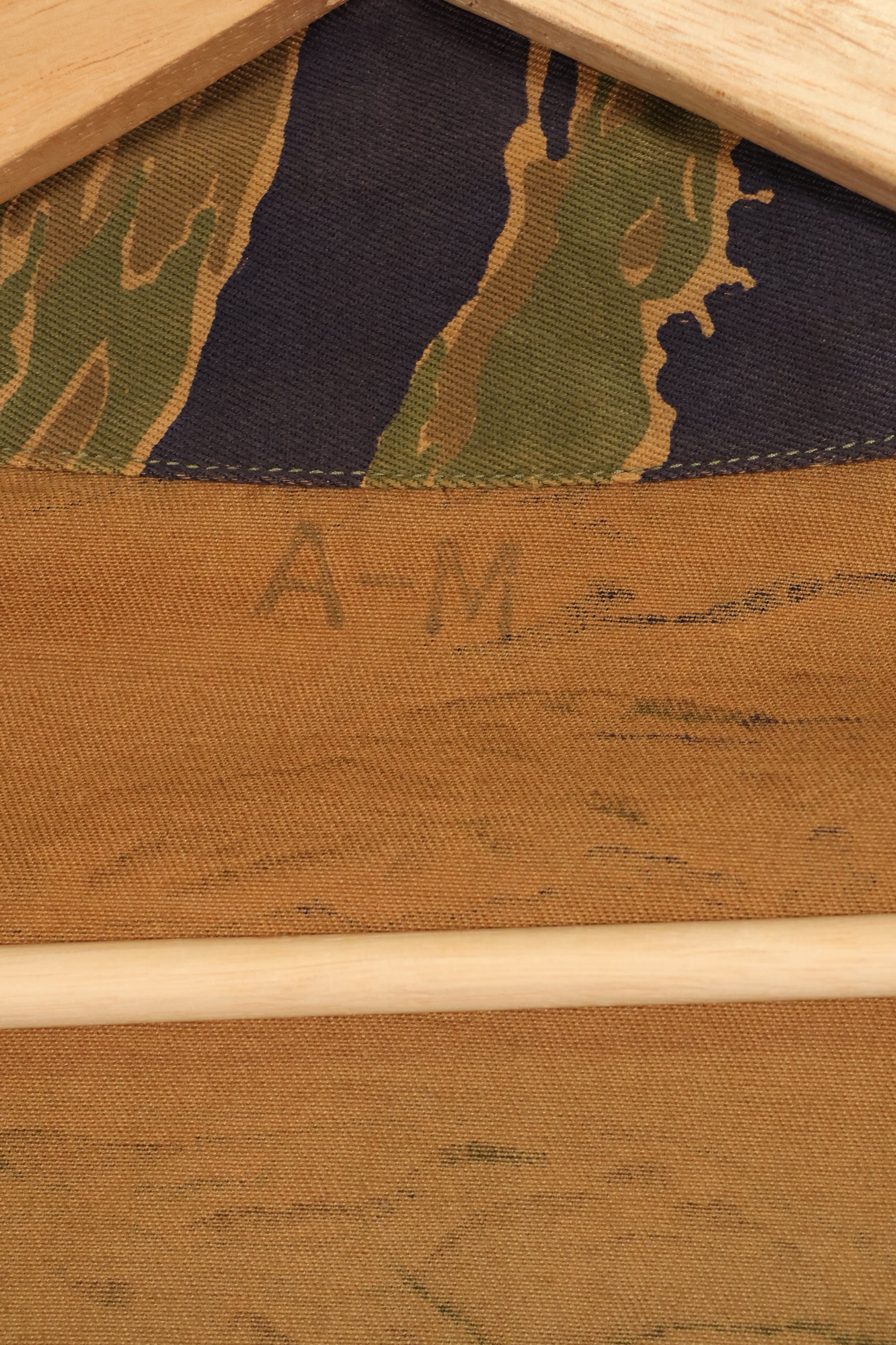 Real A-M Tiger Stripe Shirt Gold Tiger Derivative Pattern in good condition