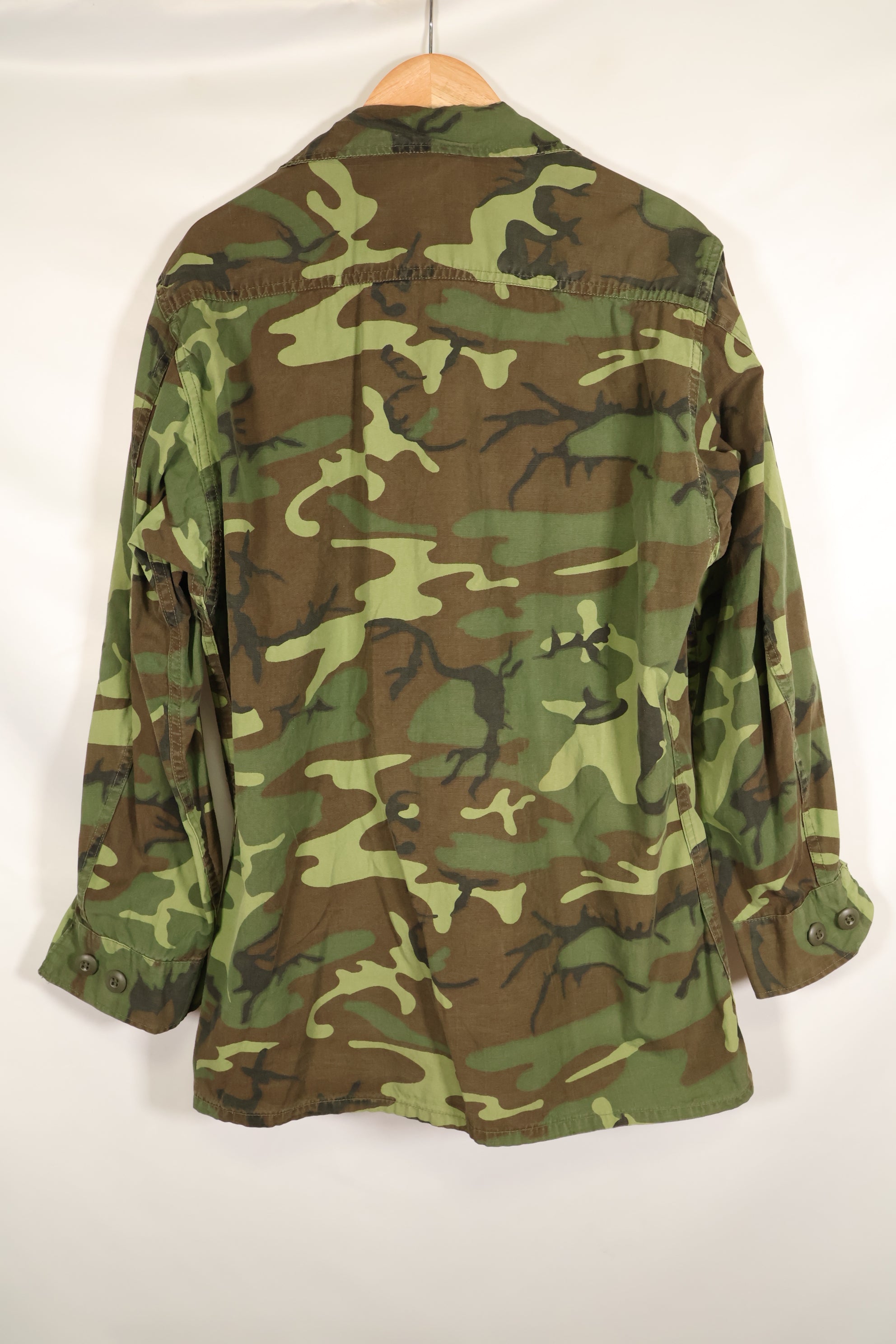 Circa 1966–67 | S-S | ERDL camouflage | Non-ripstop fabric | Early print | Minimal fading | Used