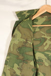 Contract circa 1967, size tag missing, early print, USMC non-rip ERDL jungle fatigues jacket, used
