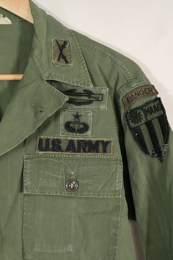 Real Very Rare Special Warfare Shirt, used, glued in place.
