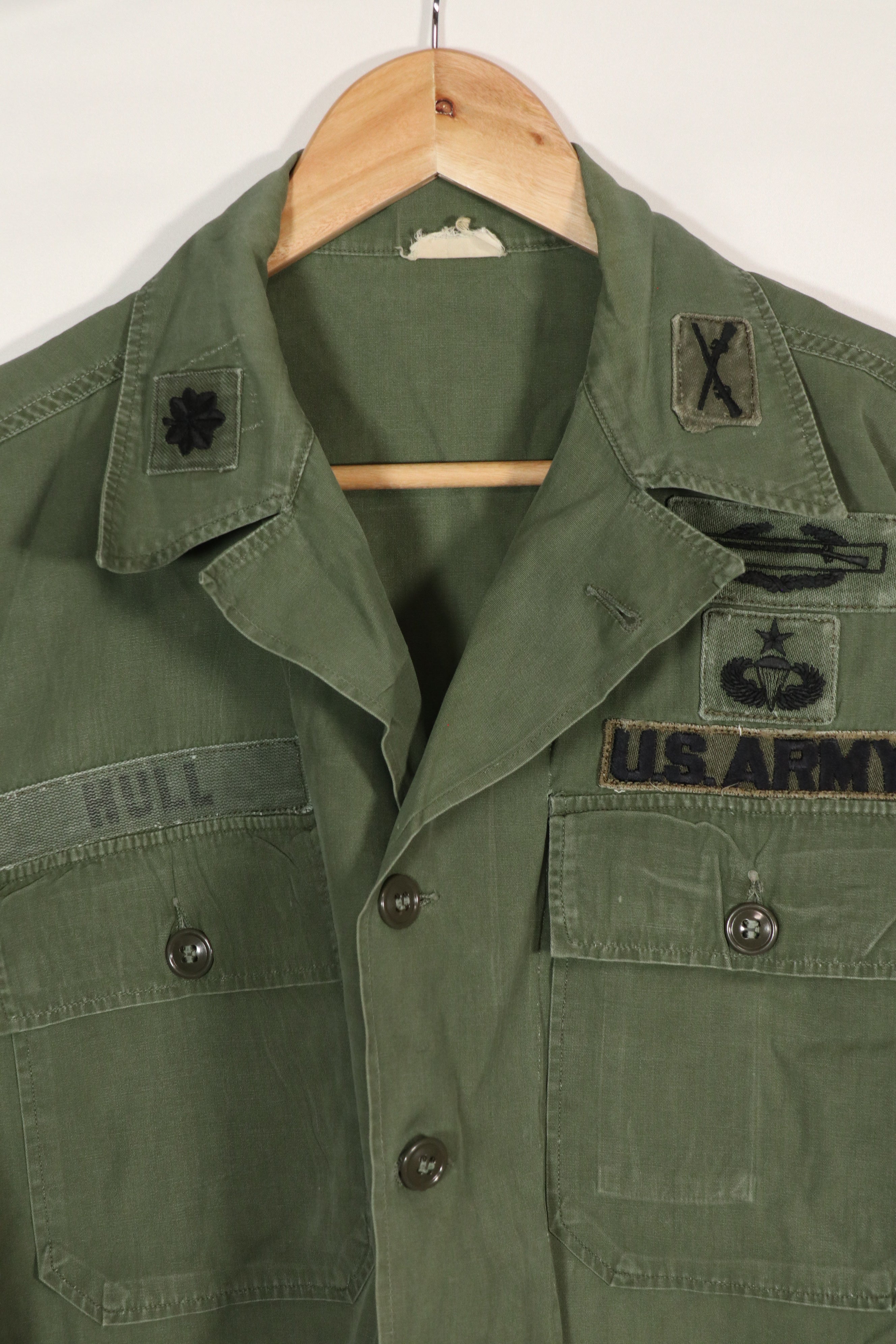 Real Very Rare Special Warfare Shirt, used, glued in place.