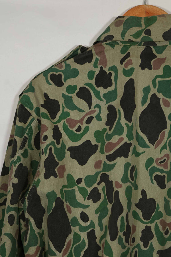 1980's Korean Army Frogskin camouflage HBT shirt, almost unused B