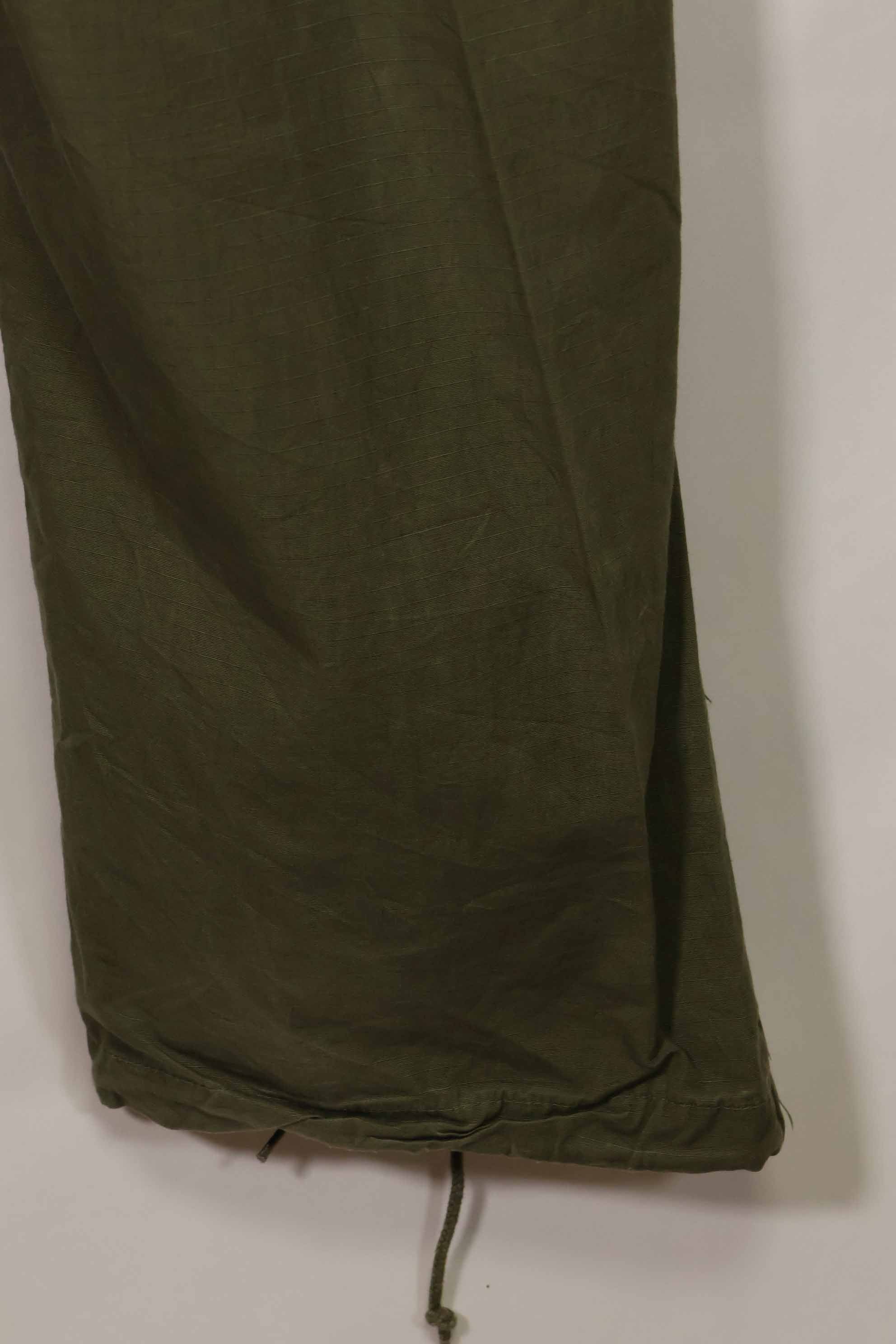 1967 Contract 4th Model Ripstop Jungle Fatigue Pants L-L Used