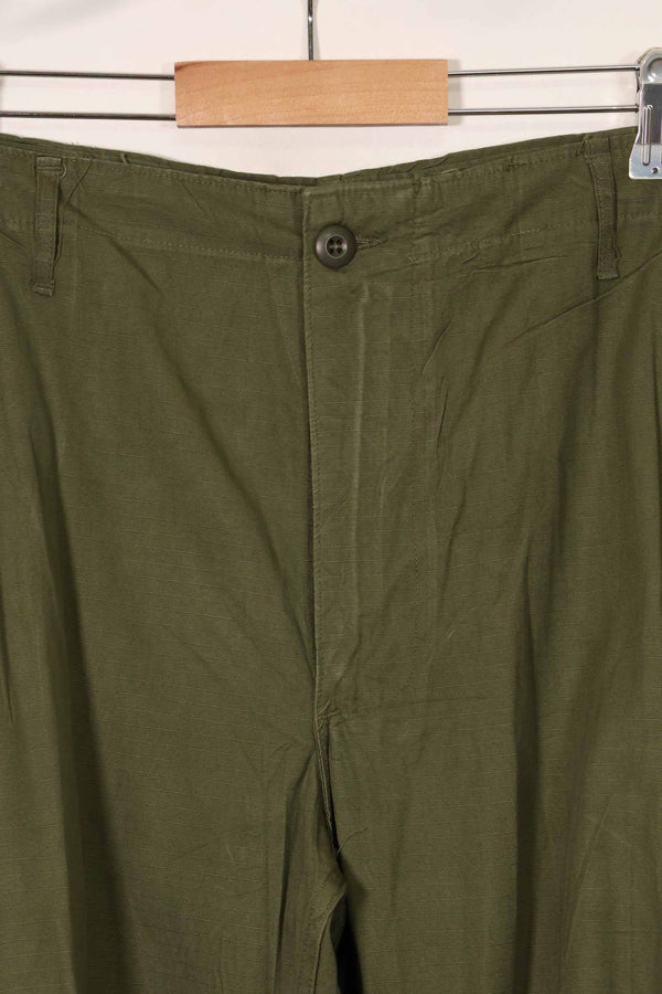 1969 Contract 4th Model Ripstop Jungle Fatigue Pants L-R Used