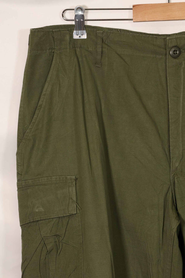 1969 Contract 4th Model Ripstop Jungle Fatigue Pants L-R Used