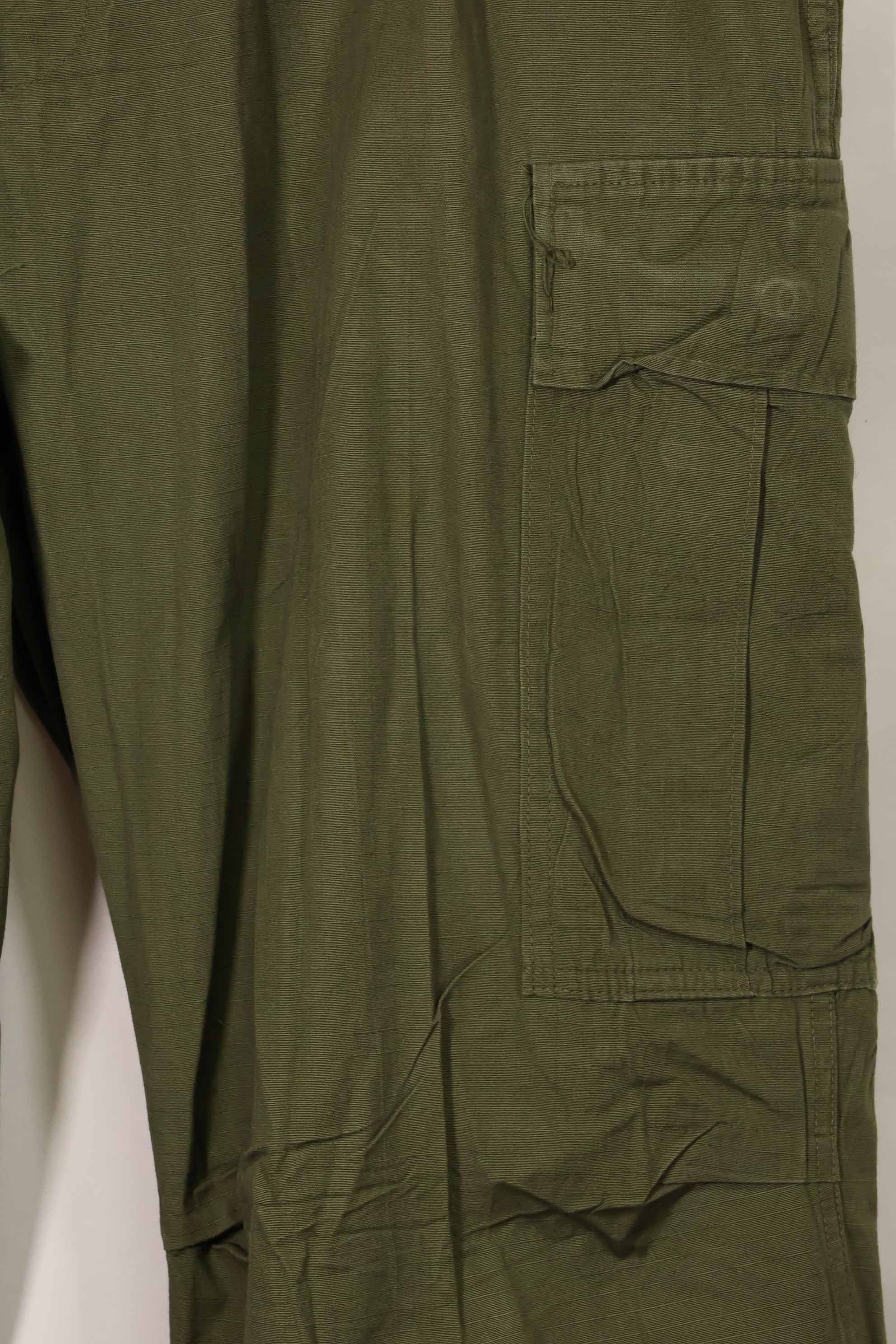1969 Contract 4th Model Ripstop Jungle Fatigue Pants L-R Used