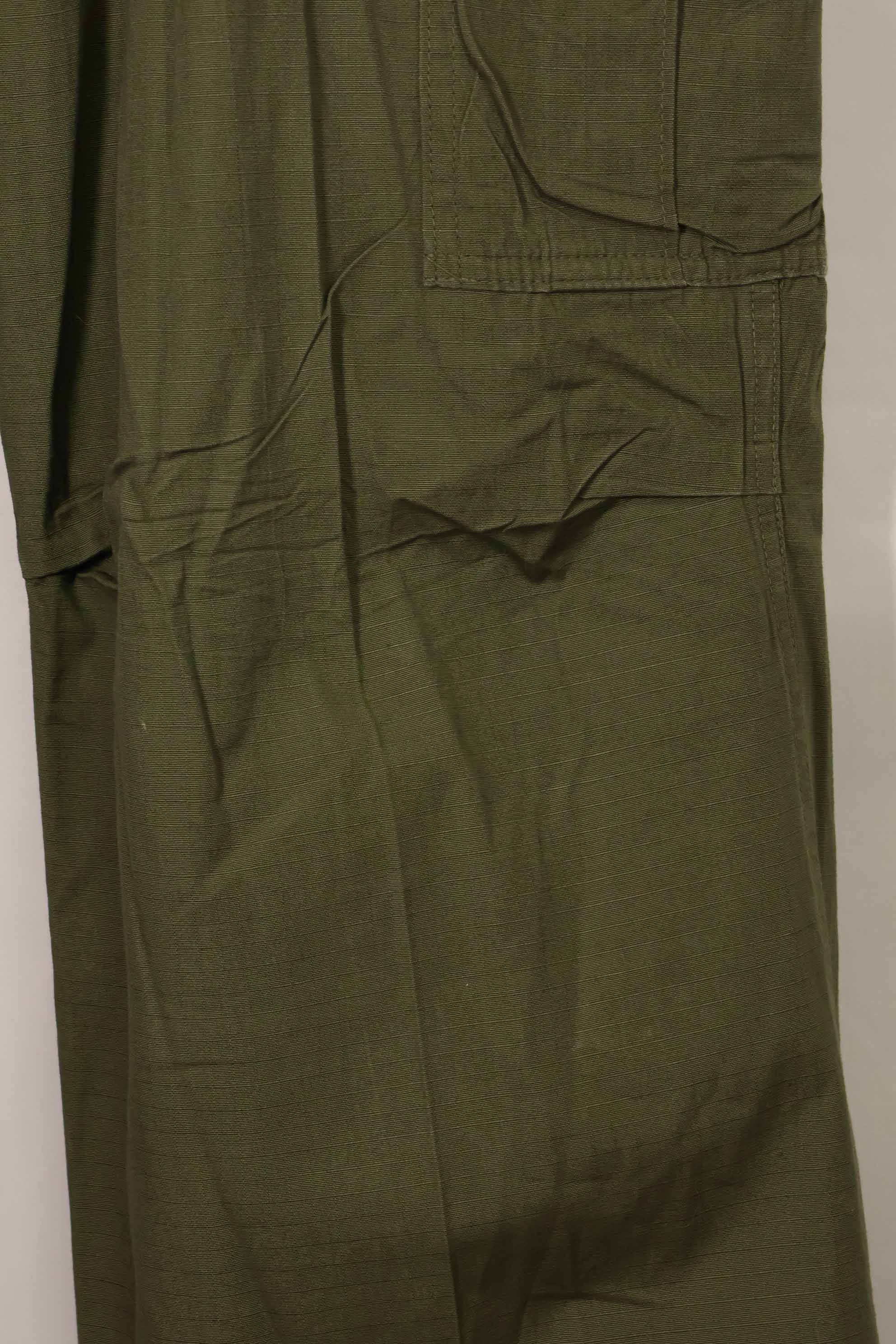1969 Contract 4th Model Ripstop Jungle Fatigue Pants L-R Used
