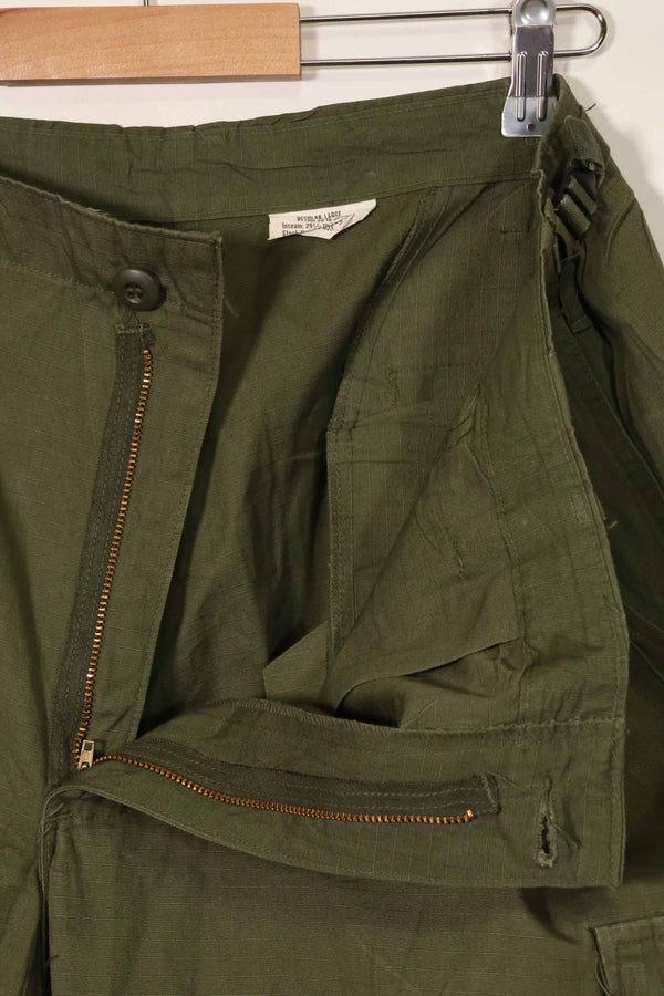 1969 Contract 4th Model Ripstop Jungle Fatigue Pants L-R Used