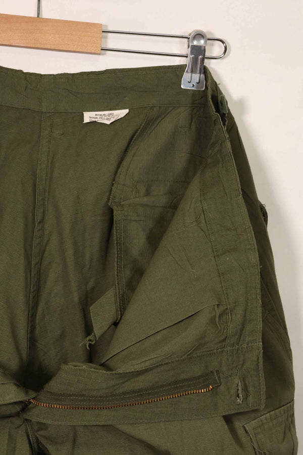 1969 Contract 4th Model Ripstop Jungle Fatigue Pants L-R Used