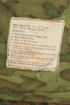 Circa 1967, M-L, ERDL, non-ripstop, early print, jungle fatigues jacket, used