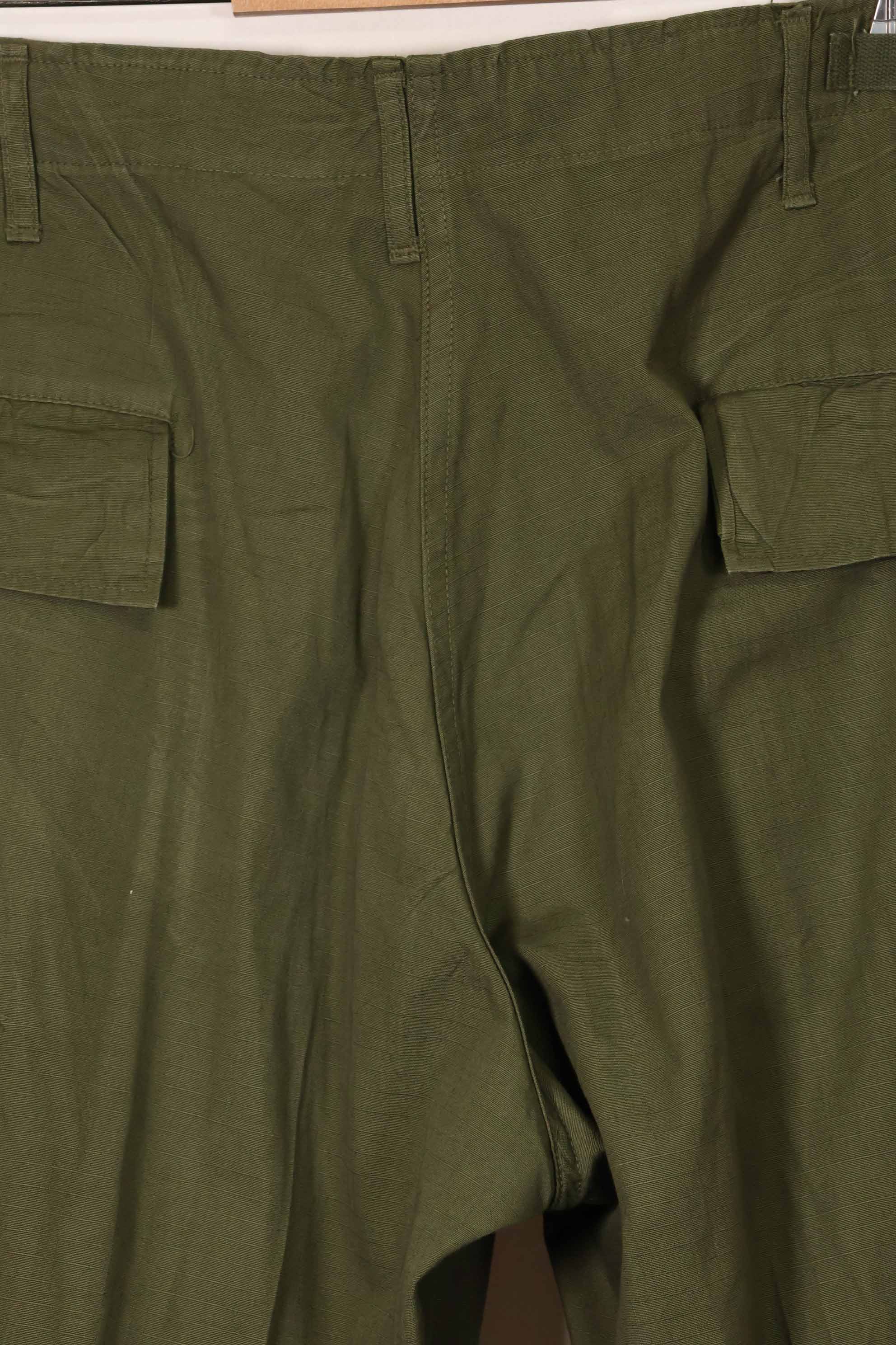 1969 Contract 4th Model Ripstop Jungle Fatigue Pants L-R Used
