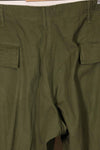 1969 Contract 4th Model Ripstop Jungle Fatigue Pants L-R Used