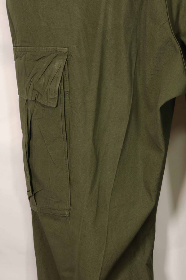 1969 Contract 4th Model Ripstop Jungle Fatigue Pants L-R Used